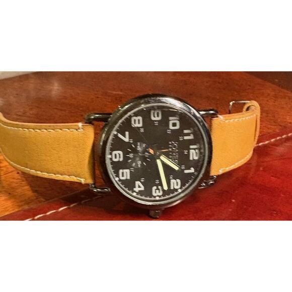 Men's Jones Of New York Signature Watch, 42mm Gun Metal Tone Case, JNYS3076 - Picture 3 of 4